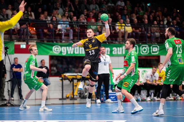 22 10 2024 Handball, 2024 2025, 2 Daikin Bundesliga, Matchday 8, GWD Minden HSC 2000 Coburg M Merlin Fuß Coburg