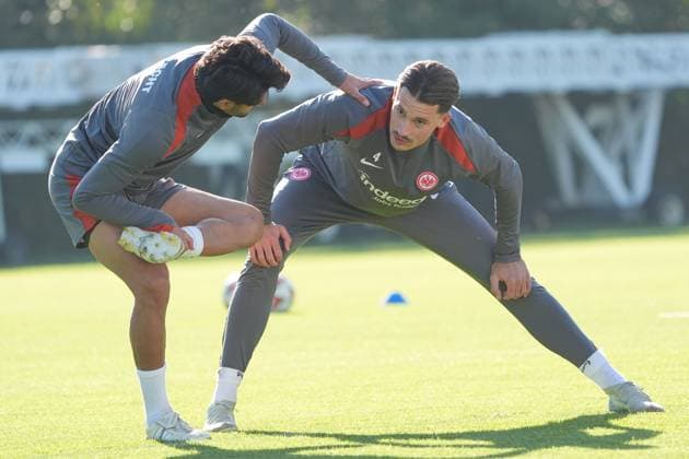 Football, EL, Eintracht Frankfurt, Training