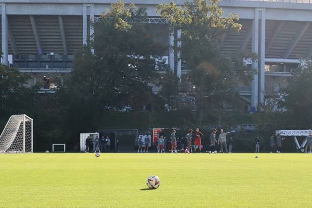 Eintracht training at the stadium MAX Frankfurt 23 10 2024 Eintracht Frankfurt final training before the Europa League against Riga, Deutsche Bank Park, UEFA Europa League