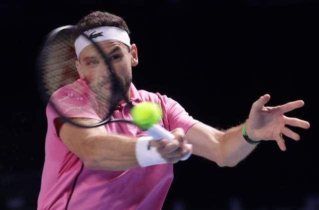 TENNIS - ATP, Tennis Herren Erste Bank Open VIENNA,AUSTRIA,23.OCT.24 - TENNIS - ATP World Tour, Erste Bank Open. Image shows Grigor Dimitrov (BUL).  GEPAxpictures xWalterxLuger