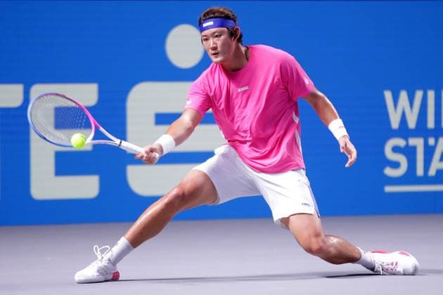TENNIS - ATP, Tennis Herren Erste Bank Open VIENNA,AUSTRIA,23.OCT.24 - TENNIS - ATP World Tour, Erste Bank Open. Image shows Zhizhen Zhang (CHN).  GEPAxpictures xWalterxLuger