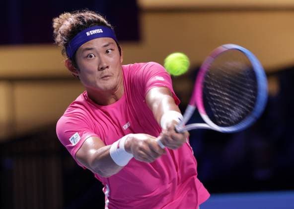 TENNIS - ATP, Tennis Herren Erste Bank Open VIENNA,AUSTRIA,23.OCT.24 - TENNIS - ATP World Tour, Erste Bank Open. Image shows Zhizhen Zhang (CHN).  GEPAxpictures xWalterxLuger