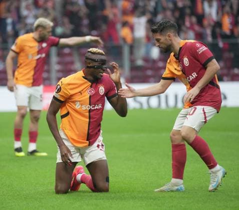 during Galatasaray - IF Elsborg UEFA Europe League match at Rams Stadium in Istanbul, Turkey, on 23 October 2024. ( Copyright: DepoxPhotos 18485483