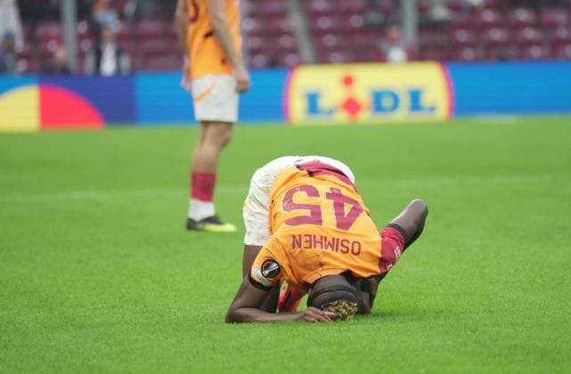 Victor Osimhen of Galatasaray during the UEFA Europa League 2024 25 League Phase MD3 match between Galatasaray A.S. and IF Elfsborg at Rams Park on October 23, 2024 in Istanbul, Turkey. Istanbul Turkey Copyright: xSeskimphotox Gsaray_Elfsborg_231024 (90)