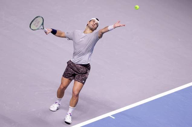 TENNIS - ATP, Tennis Herren Erste Bank Open VIENNA,AUSTRIA,23.OCT.24 - TENNIS - ATP World Tour, Erste Bank Open. Image shows Marcos Giron (USA).  GEPAxpictures xWalterxLuger