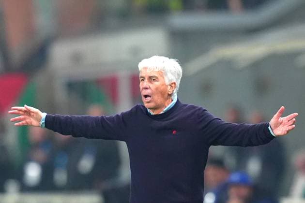 Atalanta s head coach Gian Piero Gasperini during the Uefa Champions League soccer match between Atalanta BC and Celtic FC at Gewiss Stadium in Bergamo, north Italy - Wednesday , October 23 , 2024. - Soccer .  Copyright: xSpada LaPressex