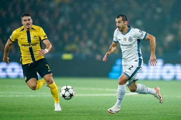 Football, CL, BSC Young Boys Bern - Inter Milan