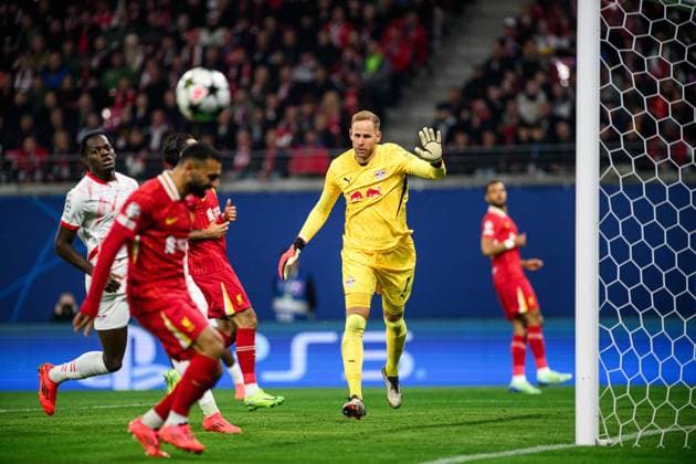 LEIPZIG, GERMANY - 23 OCTOBER, 2024: The match of UEFA Champions League RB Leipzig vs FC Liverpool at Red Bull Arena  Copyright: xVITALIIxVITLEOx