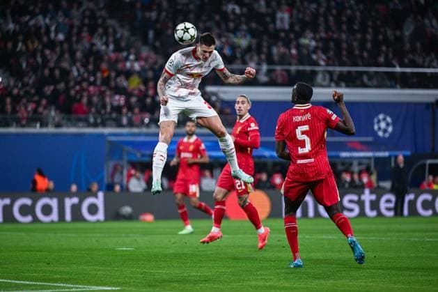 23 10 2024, Football, Champions League, Matchday 3, Season 2024 2025, RB Leipzig Liverpool FC, Lois Openda RB Leipzig xRHR PHOTO TKx Copyright: RHR-FOTOx RHR-FOTO TK