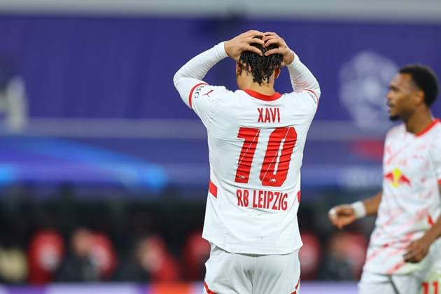 2024.10.23 Lipsk pilka nozna UEFA Liga Mistrzow sezon 2024 2025 RB Lipsk - Liverpool FC N z Xavi Simons Foto Pawel Andrachiewicz PressFocus 2024.10.23 Leipzig Football - UEFA Champions League season 2024 2025 RB Leipzig - Liverpool FC Xavi Simons Credit: Pawel Andrachiewicz PressFocus NEWSPIX.PL --- newspix.pl 