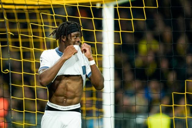 Bern, Switzerland, October 23rd 2024: Yann Bisseck (31 Inter) looks dejected and disappointed after amiised chanceduring the UEFA Champions League football match between BSC Young Boys and FC Internazionale at Wankdorf Stadion in Bern, Switzerland. (Daniela Porcelli SPP) Copyright: xDanielaxPorcellix xSPPx spp-en-DaPoSp-20241023-_DP17648