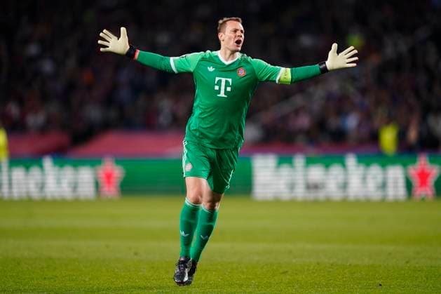 ESP: FC Barcelona, Barca and Bayern Munich. UEFA Champions League. Date 3. Manuel Neuer of Bayern Munich during the UEFA Champions League match between FC Barcelona and Bayern Munich played at Lluis Companys Stadium on October 23, 2024 in Barcelona, Spain. kpng Copyright: xSergioxRuizx xImagox PS_241023_BAR_BAY_019