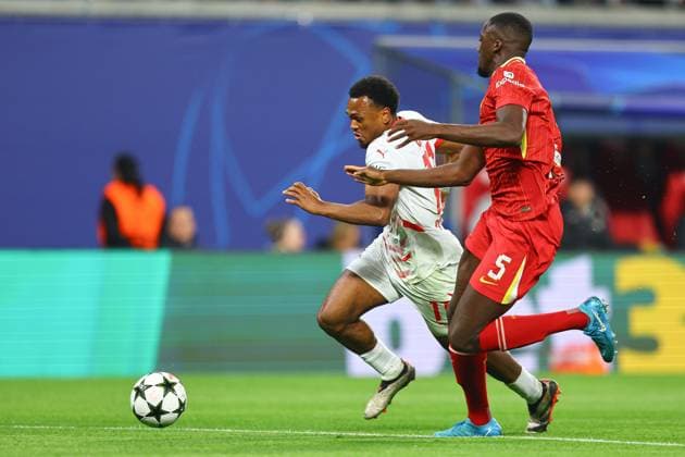 2024.10.23 Lipsk pilka nozna UEFA Liga Mistrzow sezon 2024 2025 RB Lipsk - Liverpool FC N z Lois Openda Foto Pawel Andrachiewicz PressFocus 2024.10.23 Leipzig Football - UEFA Champions League season 2024 2025 RB Leipzig - Liverpool FC Lois Openda Credit: Pawel Andrachiewicz PressFocus NEWSPIX.PL --- newspix.pl 