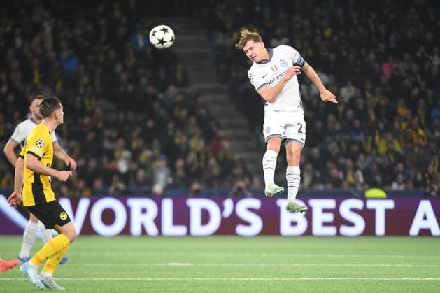 23 10 2024, Bern, Stadion Wankdorf, Uefa Champions League BSC Young Boys Inter Milan, 23 Nicolo Barella Milan Bern Stadion Wankdorf Bern Switzerland Copyright: xJustPictures.ch ManuelxWinterbergerx jp-de-MaWi-MWI_2727A