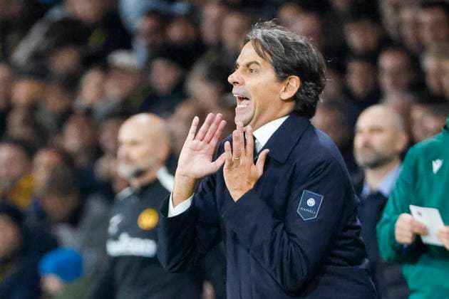 Simone Inzaghi Inter Milan, Coach , Football, UEFA Champions League, Matchday 3, 2024 2025, Young Boys Bern vs Inter Milan, 23 10 2024, Stadion Wankdorf, Bern, Switzerland Bern Stadion Wankdorf Canton Bern Switzerland Copyright: xGrantxHubbsx