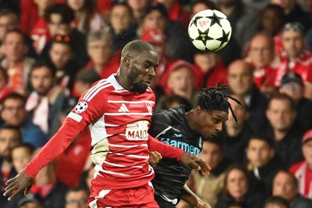 Stade Brestois Leverkusen PHOTOPQR LE TELEGRAMME NICOLAS CREACH ; ; 23 10 2024 ; Football Stade du Roudourou à Guingamp Ligue des champions 23 octobre 2024 Stade Brestois Leverkusen Massadio Haïdara Photos Nicolas Créach France  Copyright: xPHOTOPQR LExTELEGRAMME MAXPPPxNICOLASxCREACHx 20241023TGB2836 20241023TGB2836