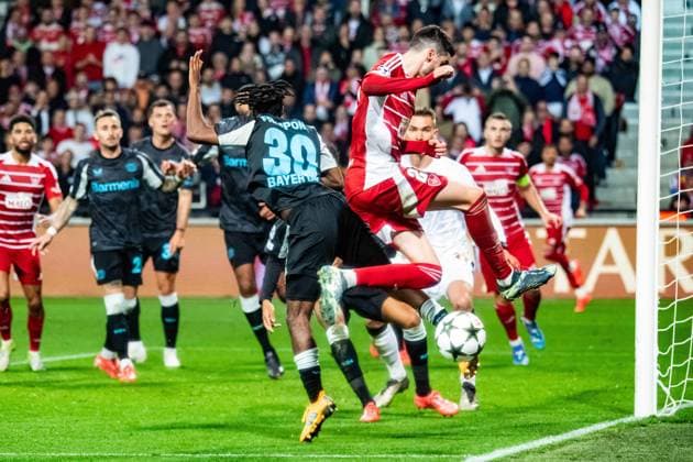 Pierre Lees-Melou (Stade Brestois) FOOTBALL : Stade Brestois vs Bayer Leverkusen - Ligue des Champions - 3ére Journée - 23 10 2024 BaptisteAutissier Panoramic 