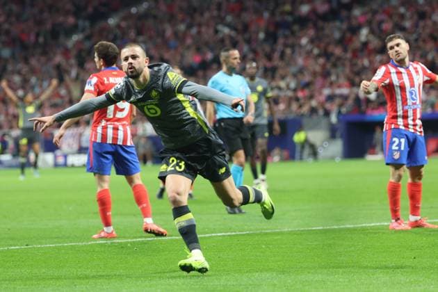 Foot Atletico Madrid Losc PHOTOPQR VOIX DU NORD STEPHANE MORTAGNE ; 23 10 2024 ; Madrid Match Atletico Madrid - Lille le Mercredi 23 octobre NORD France  Copyright: xPHOTOPQR VOIXxDUxNORD MAXPPPxSTEPHANExMORTAGNEx 20241023VDN2725 20241023VDN2934