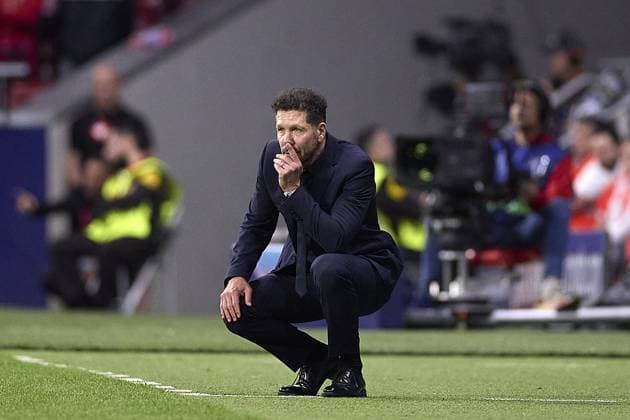 Diego Pablo Simeone head coach of Atletico de Madrid reacts during the UEFA Champions League match between Atletico de Madrid v LSCO Lille at Riyadh Air Metropolitano Stadium on October 23, 2024 in Madrid (Photo by: LGM) FOOTBALL : Atletico de Madrid vs LSCO Lille - UEFA Ligue des Champions - 23 10 2024 LGM Panoramic 