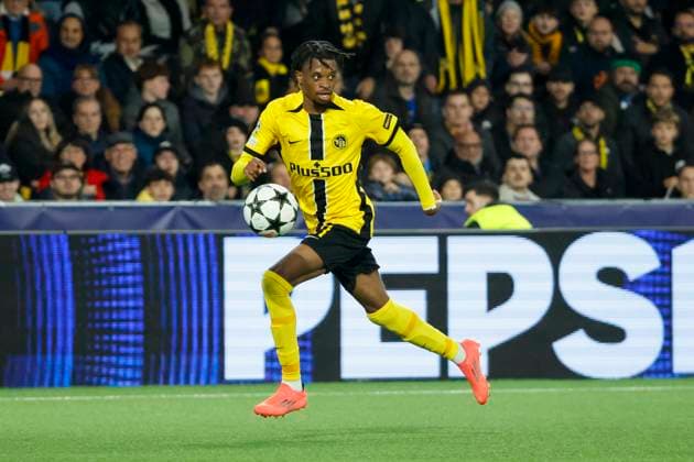Alan Virginius BSC Young Boys, 21 on the ball , Football, UEFA Champions League, Matchday 3, 2024 2025, Young Boys Bern vs Inter Milan, 23 10 2024, Stadion Wankdorf, Bern, Switzerland Bern Stadion Wankdorf Canton Bern Switzerland Copyright: xGrantxHubbsx