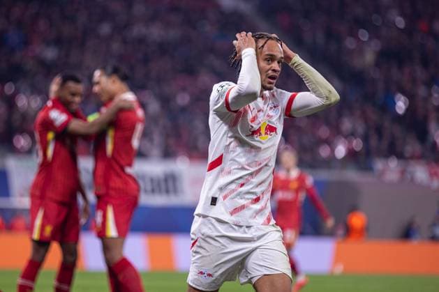 LIPSK 23.10.2024 MECZ 3. KOLEJKA FAZA GRUPOWA UEFA LIGA MISTRZOW 2024 2025 - RB LIPSK - LIVERPOOL THIRD ROUND GROUP STAGE UEFA CHAMPIONS LEAGUE MATCH 2024 2025: RB LEIPZIG - LIVERPOOL nz XAVI SIMONS FOT. ERNEST KOLODZIEJ 400mm.pl NEWSPIX.PL --- Newspix.pl  20241023_KOL4612