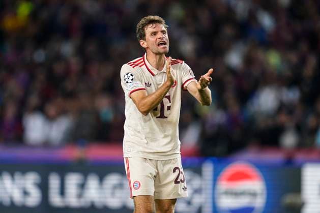 ESP: FC Barcelona, Barca and Bayern Munich. UEFA Champions League. Date 3. Thomas Muller of Bayern Munich during the UEFA Champions League match between FC Barcelona and Bayern Munich played at Lluis Companys Stadium on October 23, 2024 in Barcelona, Spain. kpng Copyright: xSergioxRuizx xImagox PS_241023_BAR_BAY_057