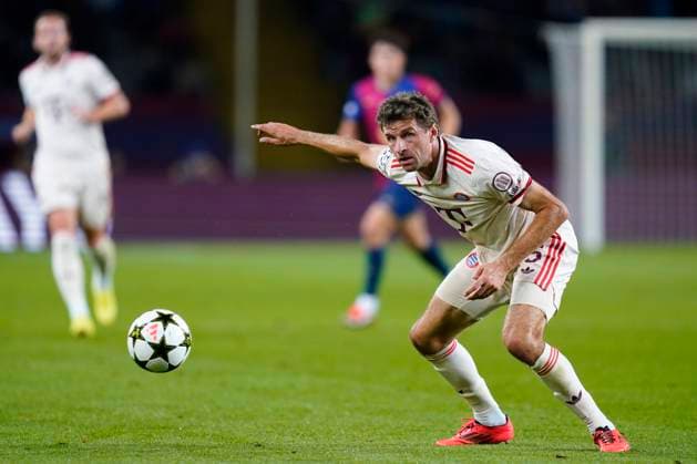 ESP: FC Barcelona, Barca and Bayern Munich. UEFA Champions League. Date 3. Thomas Muller of Bayern Munich during the UEFA Champions League match between FC Barcelona and Bayern Munich played at Lluis Companys Stadium on October 23, 2024 in Barcelona, Spain. kpng Copyright: xSergioxRuizx xImagox PS_241023_BAR_BAY_044