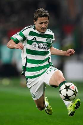 Atalanta BC v Celtic FC - UEFA Champions League Daizen Maeda of Celtic FC in action during the UEFA Champions League 2024 25 league phase football match between Atalanta BC and Celtic FC. Bergamo Italy Copyright: xNicolòxCampox
