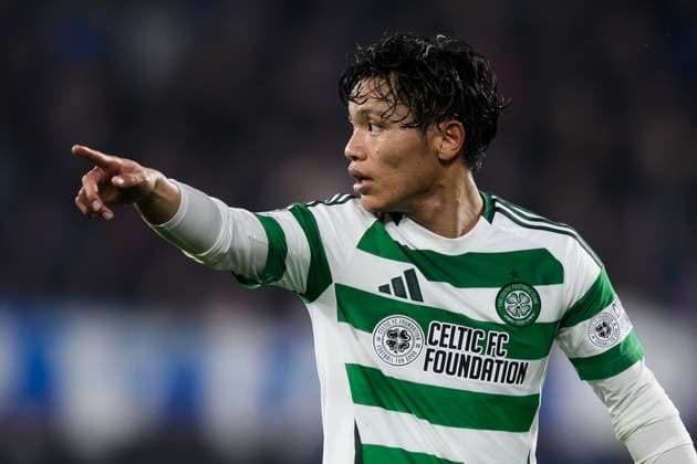 Atalanta BC v Celtic FC - UEFA Champions League Reo Hatate of Celtic FC gestures during the UEFA Champions League 2024 25 league phase football match between Atalanta BC and Celtic FC. Bergamo Italy Copyright: xNicolòxCampox