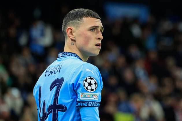 Manchester City v Sparta Prague Champions League 23 10 2024. Phil Foden (47) of Manchester City during the Champions League match between Manchester City and Sparta Prague at the Etihad Stadium, Manchester, England on 23 October 2024. Manchester Etihad Stadium Manchester England Editorial use only , Copyright: xConorxMolloyx PSI-20645-0102