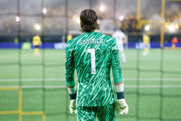 Young Boys Inter Milan Goalkeeper Yann Sommer Inter 23 10 2024 Wankdorf Stadium Bern, SWITZERLAND, Season 2024 2025 Men Soccer Champions League BSC Young Boys Bern Inter Milan Goalkeeper Yann Sommer Inter