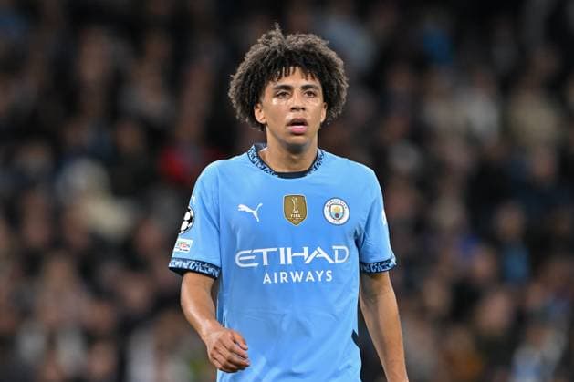UEFA Champions League, League Stage Manchester City v Sparta Prague Rico Lewis of Manchester City during the UEFA Champions League, League Stage Manchester City v Sparta Prague at Etihad Stadium, Manchester, United Kingdom, 23rd October 2024 (Photo by Cody Froggatt News Images) Manchester Etihad Stadium Manchester United, ManU Kingdom Copyright: xCodyxFroggatt NewsxImagesx