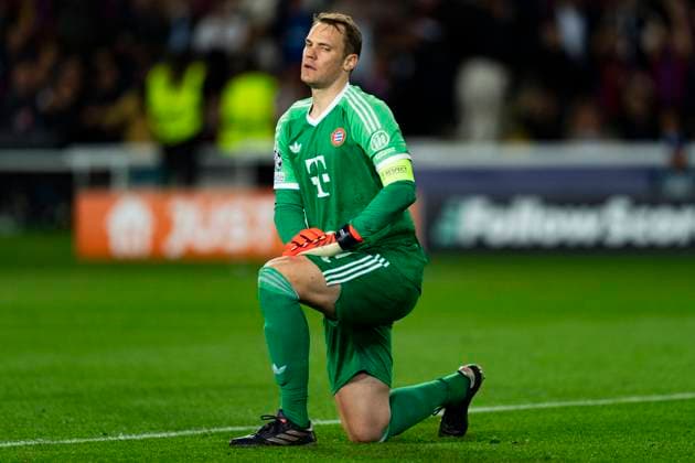 23 10 2024, xslx, Football UEFA Champions League, FC Barcelona FC Bayern München emspor, v l Manuel Neuer FC Bayern Muenchen DFL DFB REGULATIONS PROHIBIT ANY USE OF PHOTOGRAPHS as IMAGE SEQUENCES and or QUASI VIDEO Barcelona