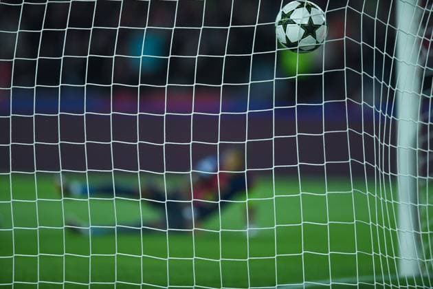 FC Barcelona, Barca v FC BAYERN MUNCHEN OLIMPIC STADIUM LLUIS COMPANYS. MONTJUIC,BARCELONA. OCTOBER 23,2024 FC BARCELONA vs FC BAYERN MUNCHEN October 23,2024 Raphina (11) of FC Barcelona scores his team s first goal during the UEFA Champions League 2024 25 League Phase MD4 match between FC Barcelona and FC Bayern Munchen at Olimpic Stadium Lluis Companys of MontjuÃ¯c in Barcelona, Spain. Barcelona ESP Copyright: xS.xRosx