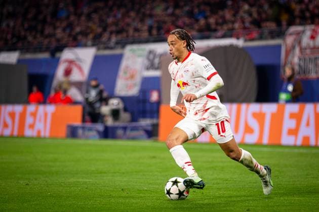 RB Leipzig v Liverpool, UEFA Champions League football, Leipzig, Germany Leipzig, Germany. 23rd, October 2024. Xavi Simons (10) of RB Leipzig seen during the UEFA Champions League match between RB Leipzig and Liverpool at the Red Bull Arena in Leipzig. Germany, Leipzig  Copyright: xGonzalesxPhoto InakixEsnaolax