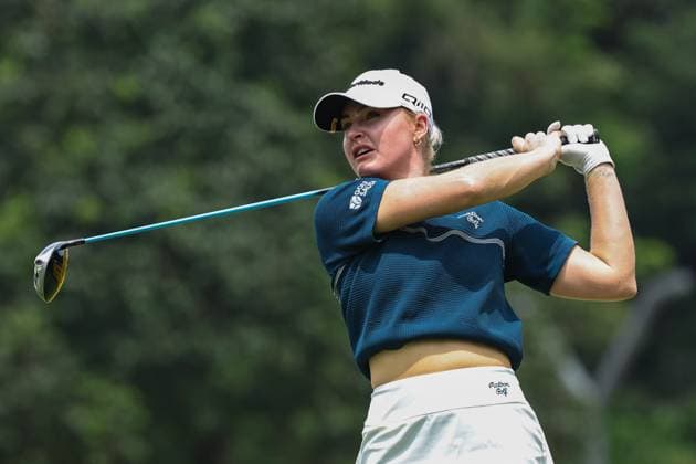 KUALA LUMPUR, - OCTOBER 24: Georgia Hall of England play a shot during the first round of the 2024 LPGA, Golf Damen Maybank Championship held at Kuala Lumpur Golf and Country Club in Kuala Lumpur, Malaysia. (Photo by Hazrin Yeob Men Shah Icon Sportswire) GOLF: OCT 24 LPGA Maybank Championship EDITORIAL USE ONLY Icon3782410243863