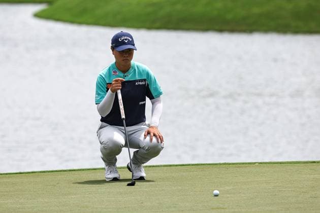 KUALA LUMPUR, - OCTOBER 24: Yuka Saso of Japan during the first round of the 2024 LPGA, Golf Damen Maybank Championship held at Kuala Lumpur Golf and Country Club in Kuala Lumpur, Malaysia. (Photo by Hazrin Yeob Men Shah Icon Sportswire) GOLF: OCT 24 LPGA Maybank Championship EDITORIAL USE ONLY Icon3782410244007