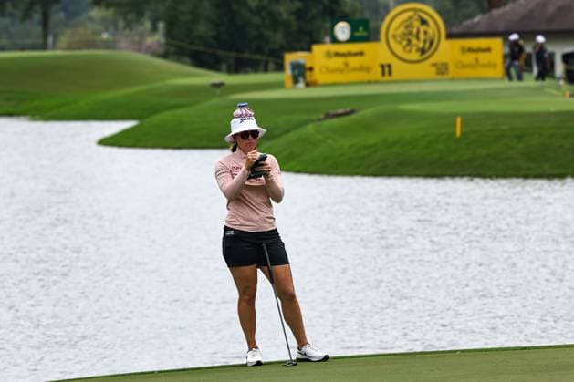 KUALA LUMPUR, - OCTOBER 24: Hannah Green of Australia during the first round of the 2024 LPGA, Golf Damen Maybank Championship held at Kuala Lumpur Golf and Country Club in Kuala Lumpur, Malaysia. (Photo by Hazrin Yeob Men Shah Icon Sportswire) GOLF: OCT 24 LPGA Maybank Championship EDITORIAL USE ONLY Icon3782410244612