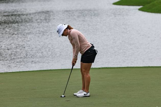 KUALA LUMPUR, - OCTOBER 24: Hannah Green of Australia play a shot during the first round of the 2024 LPGA, Golf Damen Maybank Championship held at Kuala Lumpur Golf and Country Club in Kuala Lumpur, Malaysia. (Photo by Hazrin Yeob Men Shah Icon Sportswire) GOLF: OCT 24 LPGA Maybank Championship EDITORIAL USE ONLY Icon3782410244627