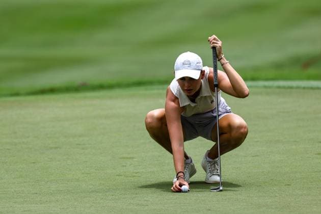 KUALA LUMPUR, - OCTOBER 24: Nataliya Guseva during the first round of the 2024 LPGA, Golf Damen Maybank Championship held at Kuala Lumpur Golf and Country Club in Kuala Lumpur, Malaysia. (Photo by Hazrin Yeob Men Shah Icon Sportswire) GOLF: OCT 24 LPGA Maybank Championship EDITORIAL USE ONLY Icon3782410245247