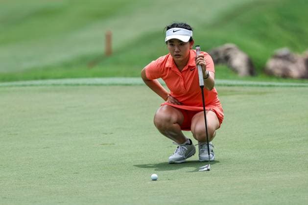 KUALA LUMPUR, - OCTOBER 24: Lucy Li of United States of America during the first round of the 2024 LPGA, Golf Damen Maybank Championship held at Kuala Lumpur Golf and Country Club in Kuala Lumpur, Malaysia. (Photo by Hazrin Yeob Men Shah Icon Sportswire) GOLF: OCT 24 LPGA Maybank Championship EDITORIAL USE ONLY Icon3782410245371