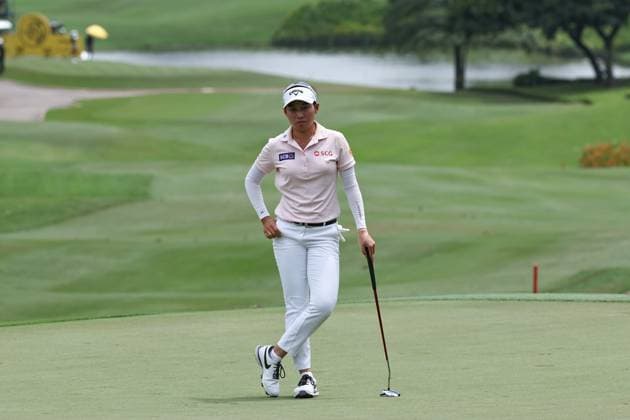 KUALA LUMPUR, - OCTOBER 24: Atthaya Jeeno Thitikul of Thailand during the first round of the 2024 LPGA, Golf Damen Maybank Championship held at Kuala Lumpur Golf and Country Club in Kuala Lumpur, Malaysia. (Photo by Hazrin Yeob Men Shah Icon Sportswire) GOLF: OCT 24 LPGA Maybank Championship EDITORIAL USE ONLY Icon3782410246250