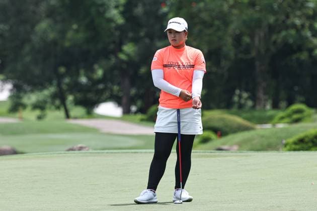 KUALA LUMPUR, - OCTOBER 24: Mao Saigo of Japan during the first round of the 2024 LPGA, Golf Damen Maybank Championship held at Kuala Lumpur Golf and Country Club in Kuala Lumpur, Malaysia. (Photo by Hazrin Yeob Men Shah Icon Sportswire) GOLF: OCT 24 LPGA Maybank Championship EDITORIAL USE ONLY Icon3782410246527