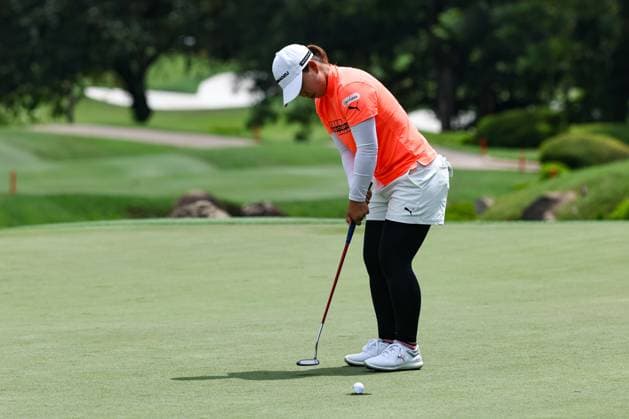 KUALA LUMPUR, - OCTOBER 24: Mao Saigo of Japan play a shot during the first round of the 2024 LPGA, Golf Damen Maybank Championship held at Kuala Lumpur Golf and Country Club in Kuala Lumpur, Malaysia. (Photo by Hazrin Yeob Men Shah Icon Sportswire) GOLF: OCT 24 LPGA Maybank Championship EDITORIAL USE ONLY Icon3782410246617