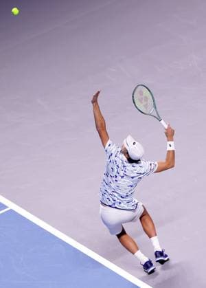 TENNIS - ATP, Tennis Herren Erste Bank Open VIENNA,AUSTRIA,24.OCT.24 - TENNIS - ATP World Tour, Erste Bank Open. Image shows Luciano Darderi (ITA).  GEPAxpictures xWalterxLuger