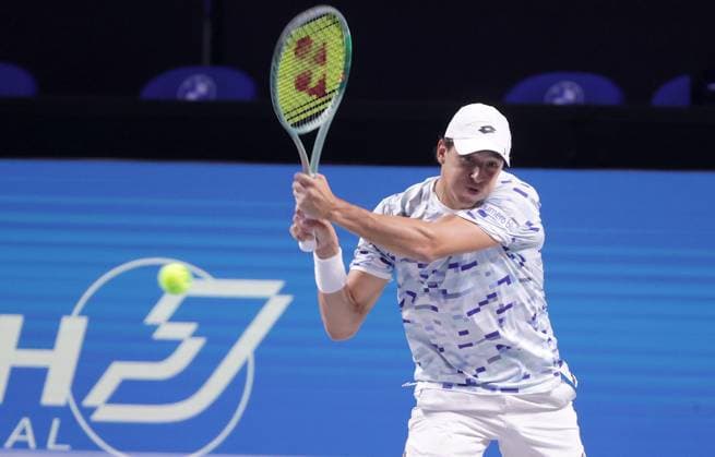 TENNIS - ATP, Tennis Herren Erste Bank Open VIENNA,AUSTRIA,24.OCT.24 - TENNIS - ATP World Tour, Erste Bank Open. Image shows Luciano Darderi (ITA).  GEPAxpictures xWalterxLuger