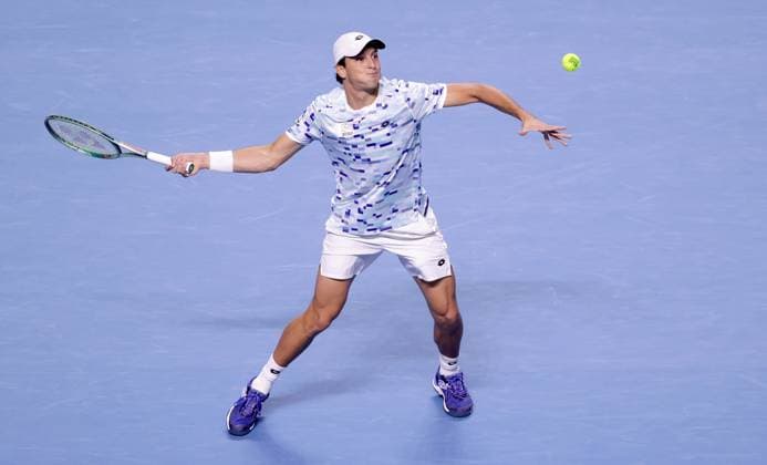 TENNIS - ATP, Tennis Herren Erste Bank Open VIENNA,AUSTRIA,24.OCT.24 - TENNIS - ATP World Tour, Erste Bank Open. Image shows Luciano Darderi (ITA).  GEPAxpictures xWalterxLuger