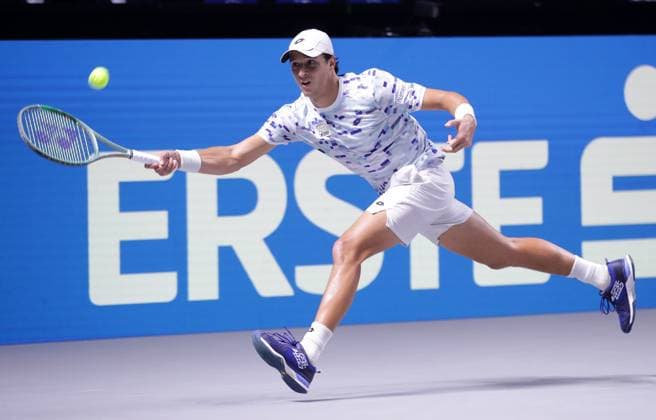 TENNIS - ATP, Tennis Herren Erste Bank Open VIENNA,AUSTRIA,24.OCT.24 - TENNIS - ATP World Tour, Erste Bank Open. Image shows Luciano Darderi (ITA).  GEPAxpictures xWalterxLuger