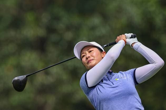 KUALA LUMPUR, - OCTOBER 24: Xiyu Lin of People s Republic of China play a shot during the first round of the 2024 LPGA, Golf Damen Maybank Championship held at Kuala Lumpur Golf and Country Club in Kuala Lumpur, Malaysia. (Photo by Hazrin Yeob Men Shah Icon Sportswire) GOLF: OCT 24 LPGA Maybank Championship EDITORIAL USE ONLY Icon3782410242647