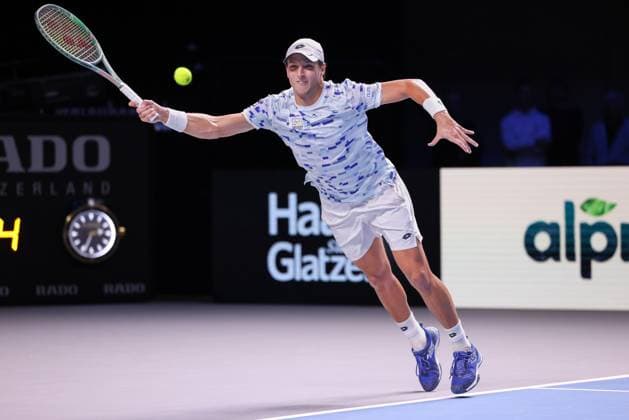Luciano Darderi ITA Tennis ERSTE BANK OPEN 2024 ATP 500 Stadthalle Vienna Austria 24 October 2024 Copyright: xJuergenxHasenkopfx